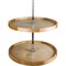 Hardware Resources 18" Round Two-Shelf Wood Lazy Susan Set LSR218-SET - alternate 1